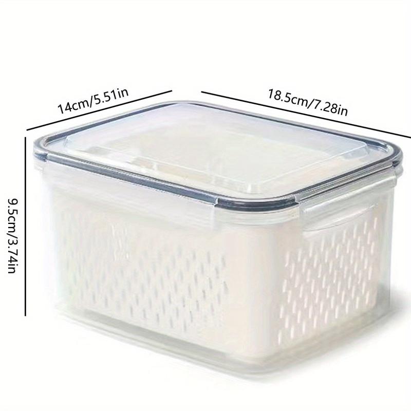 Double Layer Veg Wash Basin w/ Detachable Filter Basket for Fruit Cleaning