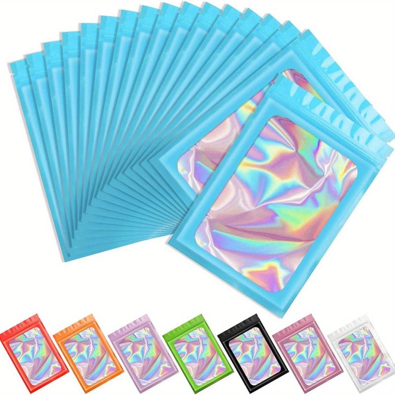 100pcs Mylar Bags 6 1 9 Baggies Small Plastic Bags Resealable Sweet Pouches