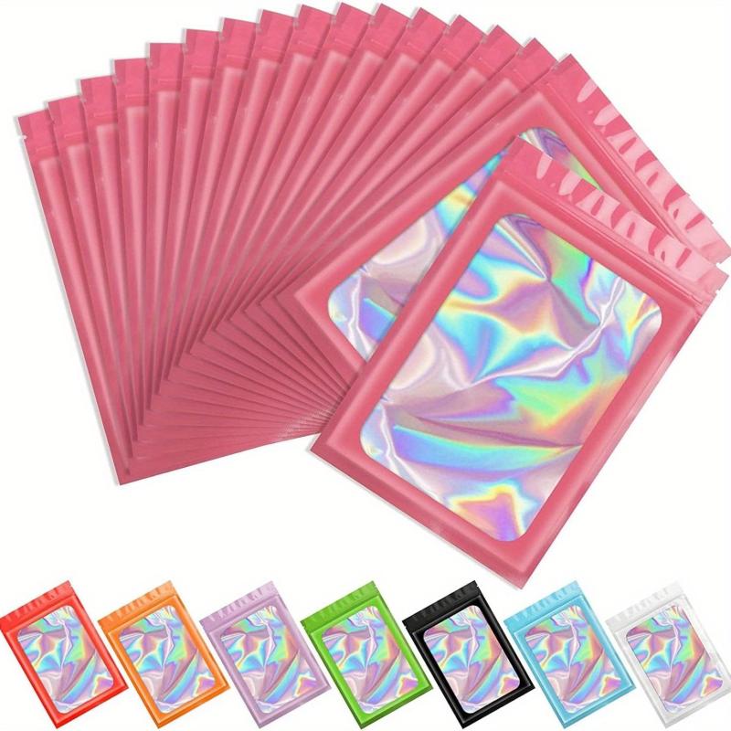 100pcs Mylar Bags 6 1 9 Baggies Small Plastic Bags Resealable Sweet Pouches