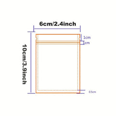 100pcs Mylar Bags 6 1 9 Baggies Small Plastic Bags Resealable Sweet Pouches
