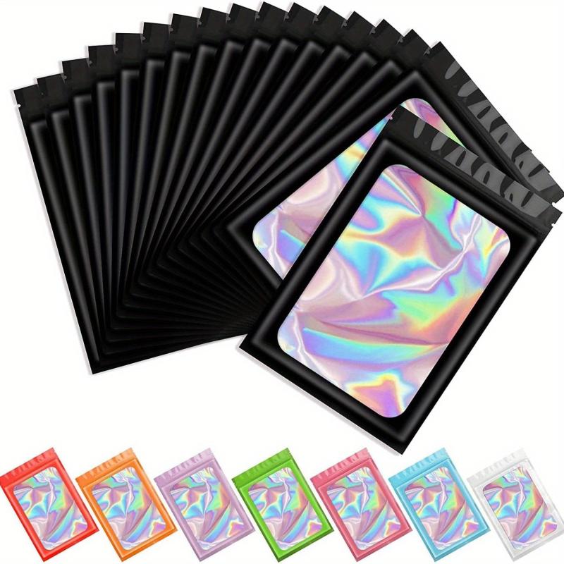 100pcs Mylar Bags 6 1 9 Baggies Small Plastic Bags Resealable Sweet Pouches