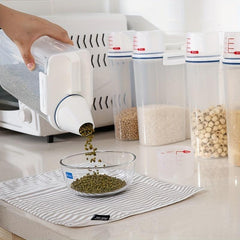 1pc Plastic Sealed Jars for Food Storage Moisture Proof Containers