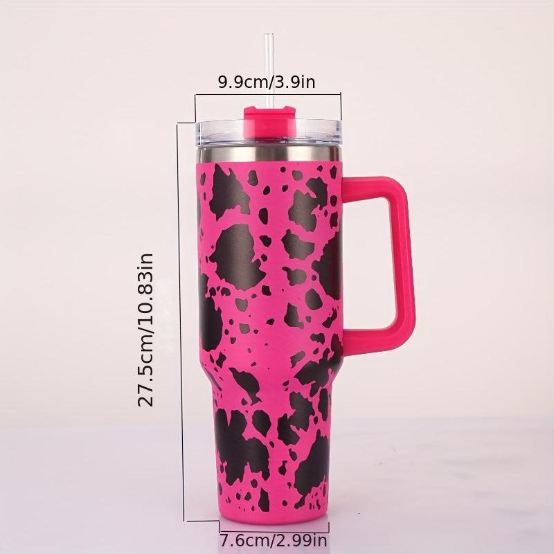 40oz Stainless Steel Car Cup Insulated Handle for Coffee Tea Water