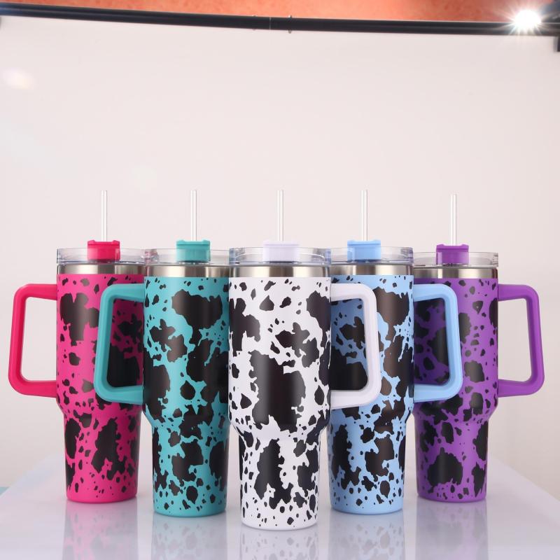 40oz Stainless Steel Car Cup Insulated Handle for Coffee Tea Water