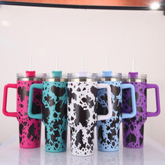 40oz Stainless Steel Car Cup Insulated Handle for Coffee Tea Water