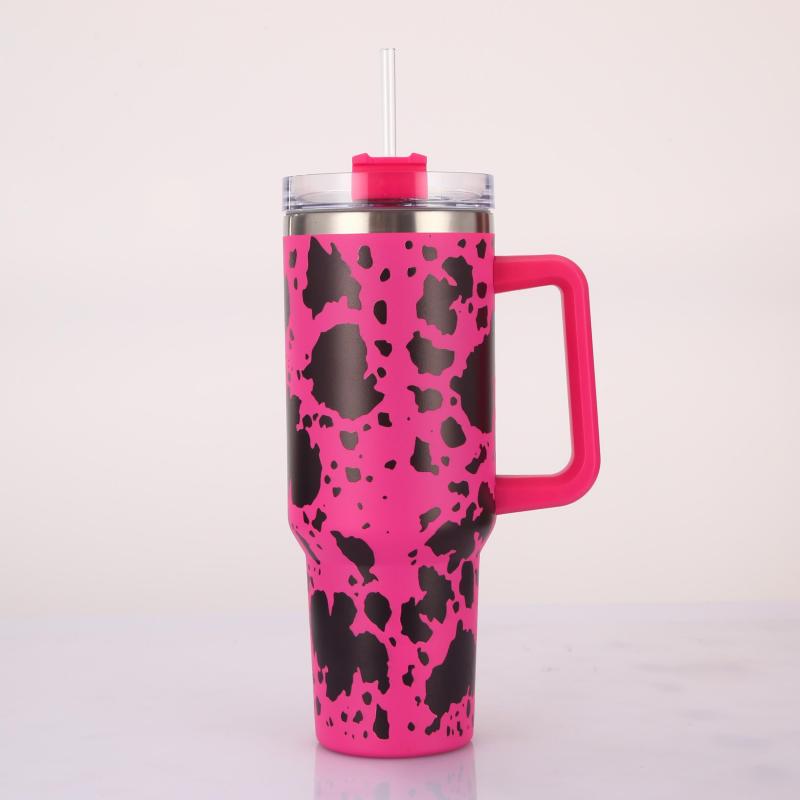 40oz Stainless Steel Car Cup Insulated Handle for Coffee Tea Water