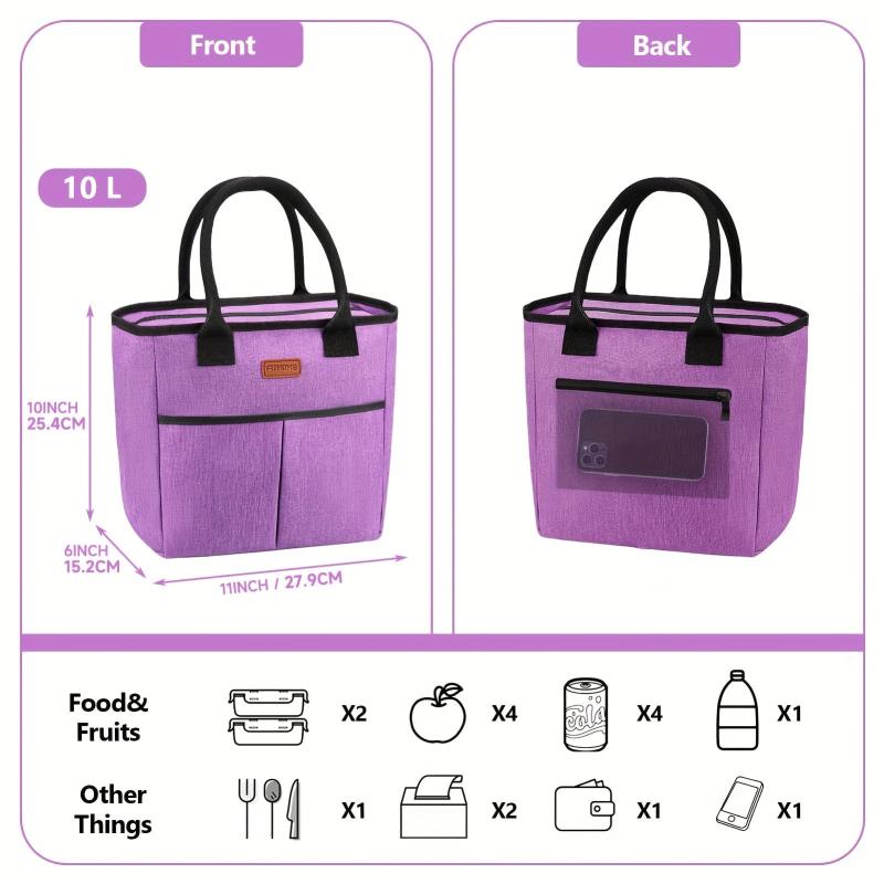 Bento Bag Ice Pack Waterproof Lunch Box Hand Wash Insulated Container