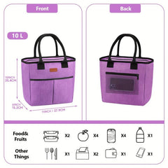 Bento Bag Ice Pack Waterproof Lunch Box Hand Wash Insulated Container