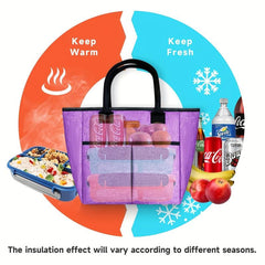 Bento Bag Ice Pack Waterproof Lunch Box Hand Wash Insulated Container