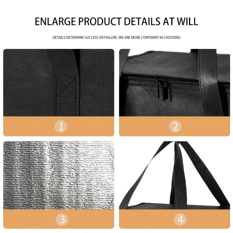 Non-Woven Insulated Bag Aluminum Foil Fresh-keeping Ice Bag Outdoor Picnic Bag