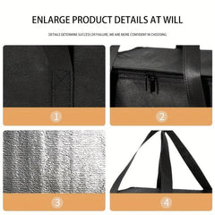 Non-Woven Insulated Bag Aluminum Foil Fresh-keeping Ice Bag Outdoor Picnic Bag
