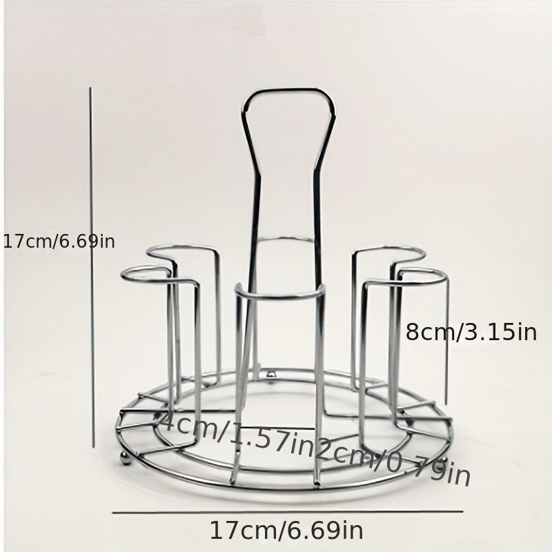 Metal Glass Cup Storage Rack Mug Rack Draining Holder Stand