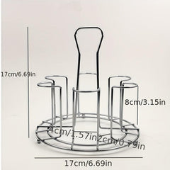 Metal Glass Cup Storage Rack Mug Rack Draining Holder Stand