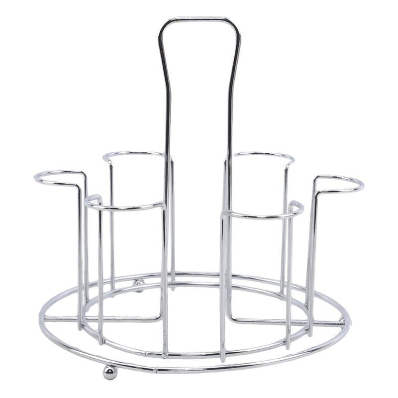 Metal Glass Cup Storage Rack Mug Rack Draining Holder Stand