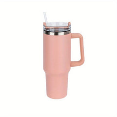 40oz Stainless Steel Tumbler with Lid & Straw for Car Home Office
