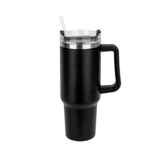 40oz Stainless Steel Tumbler with Lid & Straw for Car Home Office