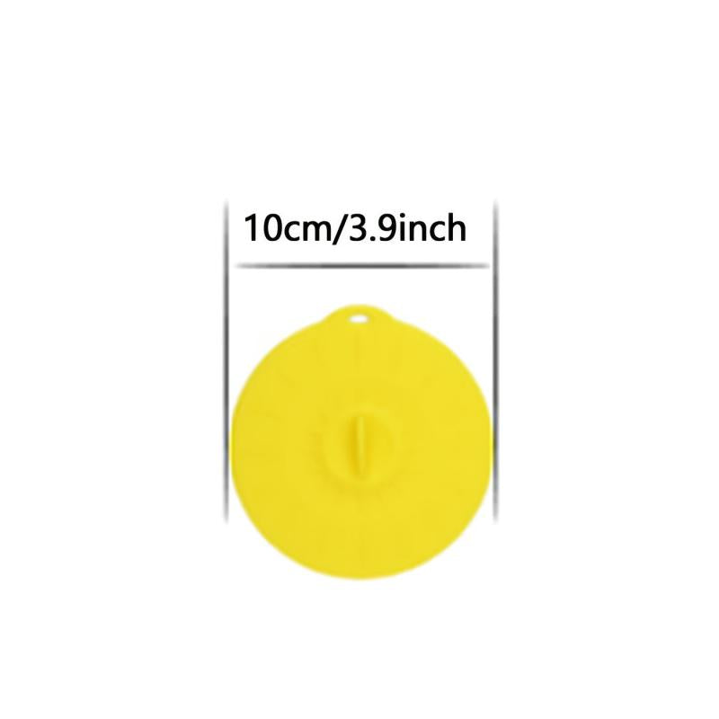 5pcs Silicone Lids Heat Resistant Food Suction Lids