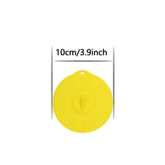 5pcs Silicone Lids Heat Resistant Food Suction Lids