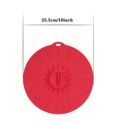 5pcs Silicone Lids Heat Resistant Food Suction Lids