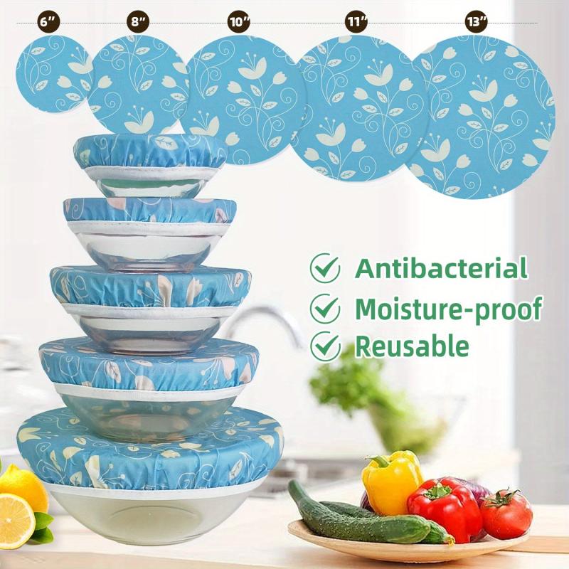 5pcs Sustainable Beeswax Wrap Food Storage Set