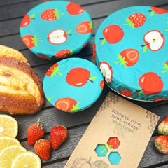 5pcs Sustainable Beeswax Wrap Food Storage Set