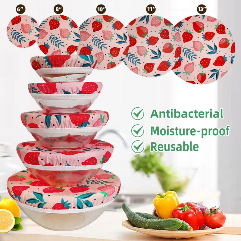 5pcs Sustainable Beeswax Wrap Food Storage Set