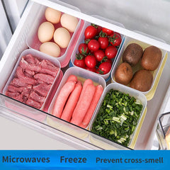 Transparent Fridge Fresh Box Refrigerator Storage Fruit Vegetable Crisper