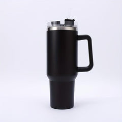 40oz Stainless Steel Tumbler with Handle - Leakproof Vacuum Flask