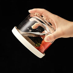 Round Sealed Fruit Bento Box for School and Work