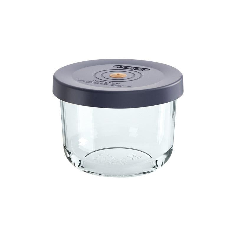 Round Sealed Fruit Bento Box for School and Work
