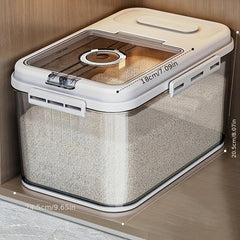 Rice Bucket With Timer Household Insect Moisture Proof Storage Box