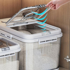 Rice Bucket With Timer Household Insect Moisture Proof Storage Box