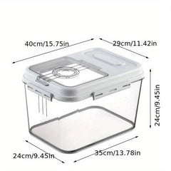 Rice Bucket With Timer Household Insect Moisture Proof Storage Box