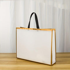 Laminated Non-woven Fabric Tote Bag Portable Reusable Shopping Bag