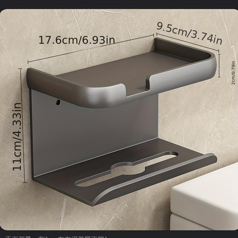 1pc Toilet Paper & Phone Holder Bathroom Storage Supplies