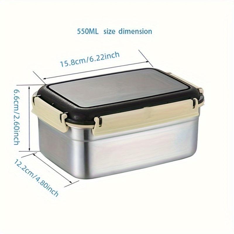 6pcs Stainless Steel Insulated Food Container Lunch Box For Adults Leakproof