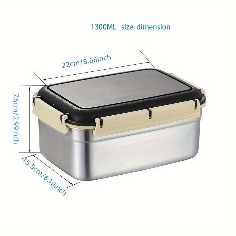 6pcs Stainless Steel Insulated Food Container Lunch Box For Adults Leakproof