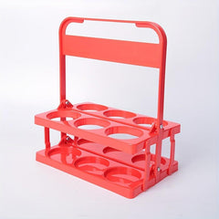 6 Bottle Portable Wine Rack Beer Holder Foldable Caddy Bucket Holder