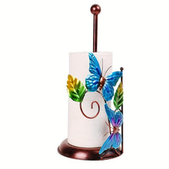 Fresh Keeping Kitchen Tissue Holder Punch Napkin Hanging Rack Easy Cabinet Roll
