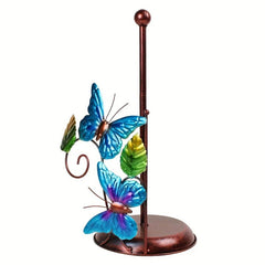 Fresh Keeping Kitchen Tissue Holder Punch Napkin Hanging Rack Easy Cabinet Roll