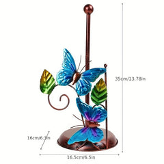 Fresh Keeping Kitchen Tissue Holder Punch Napkin Hanging Rack Easy Cabinet Roll