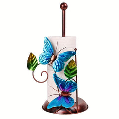 Fresh Keeping Kitchen Tissue Holder Punch Napkin Hanging Rack Easy Cabinet Roll
