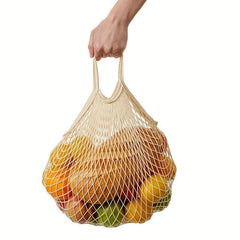 Eco-friendly Cotton Mesh Bag for Fruit and Vegetable Storage