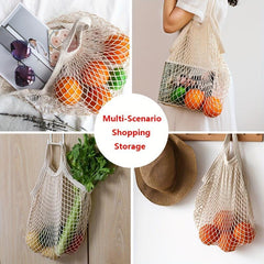 Eco-friendly Cotton Mesh Bag for Fruit and Vegetable Storage