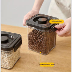 Vacuum Storage Tank Cereals Storage Box Household Plastic Transparent Storage