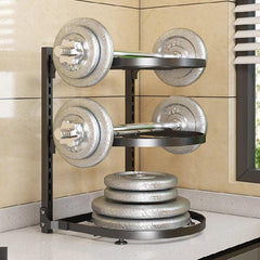 Kitchen Storage Rack Floor Pot Storage Sink Cabinet Layered Rack