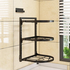 Kitchen Storage Rack Floor Pot Storage Sink Cabinet Layered Rack