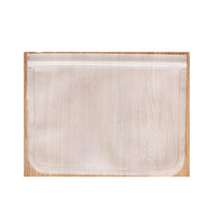 1pc Self Closing Food Freshing Bag Fridge Storage PEVA Snack Sealing Bag