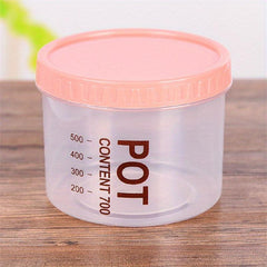 Small Food Storage Containers Clear Airtight Jars Moisture-proof Sealed Box