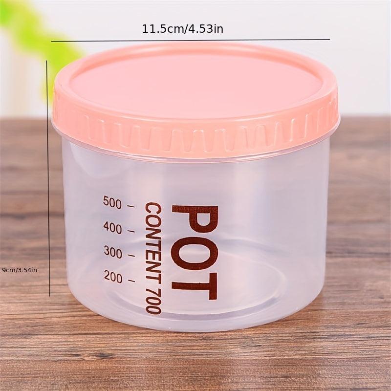 Small Food Storage Containers Clear Airtight Jars Moisture-proof Sealed Box